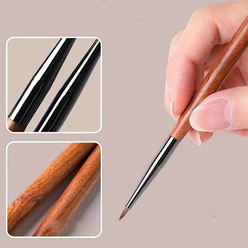 Sandalwood Nail Art Brush – Petal Painting Nail Design Brush