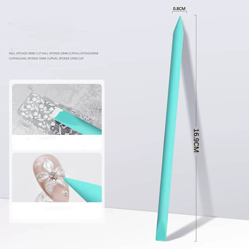 Dual-Ended Silicone Nail Art Brush – Nail Sculpting & Design Tool