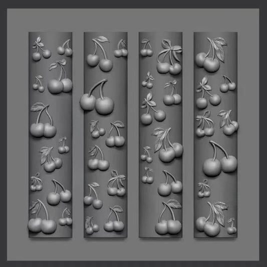 3D Cherry Nail Art Silicone Mold for Cute Nail Decorations
