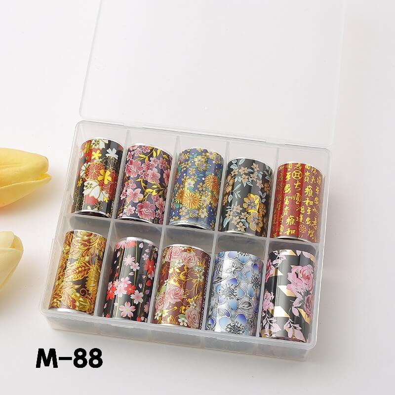 floral pattern nail foil for nail art