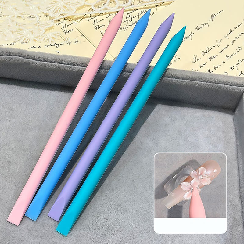 Dual-Ended Silicone Nail Art Brush – Nail Sculpting & Design Tool