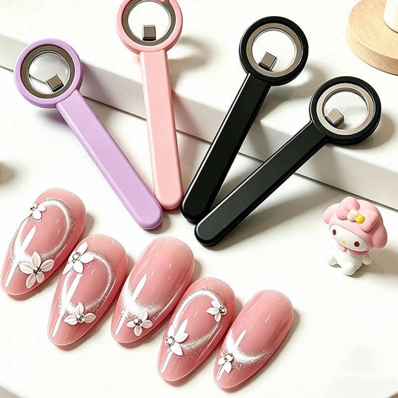 Ring Cat Eye Nail Magnet Tool – Create Halo Effect Magnetic Nail Designs