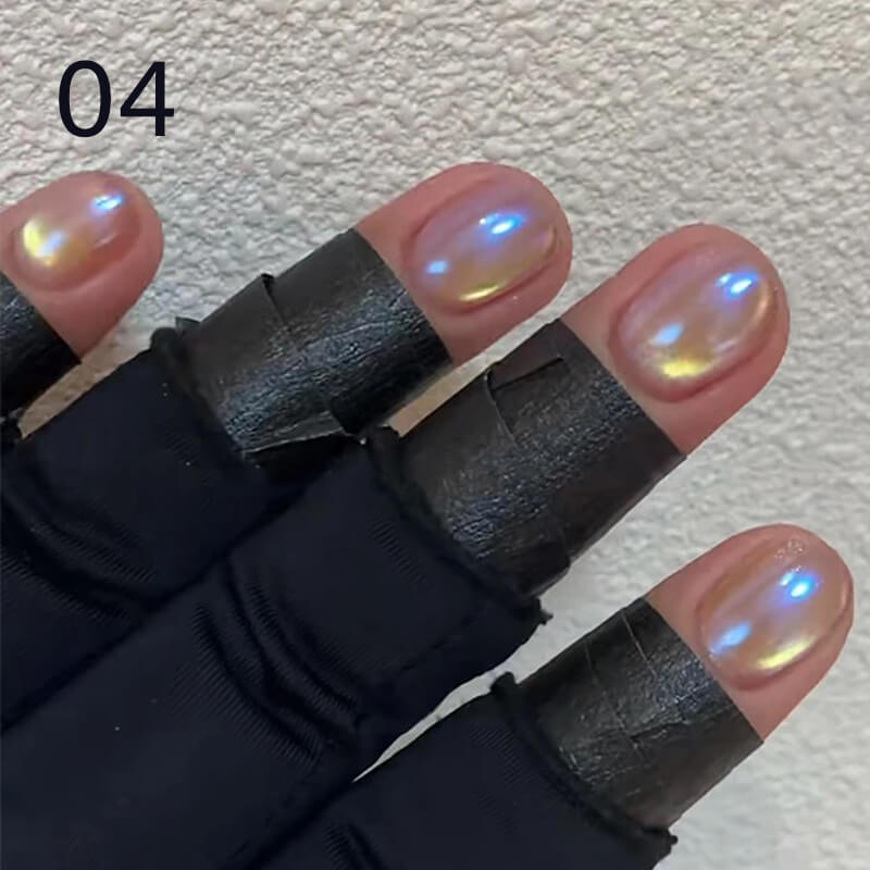 Aurora Chrome Nail Powder – Super Shiny Iridescent Effect