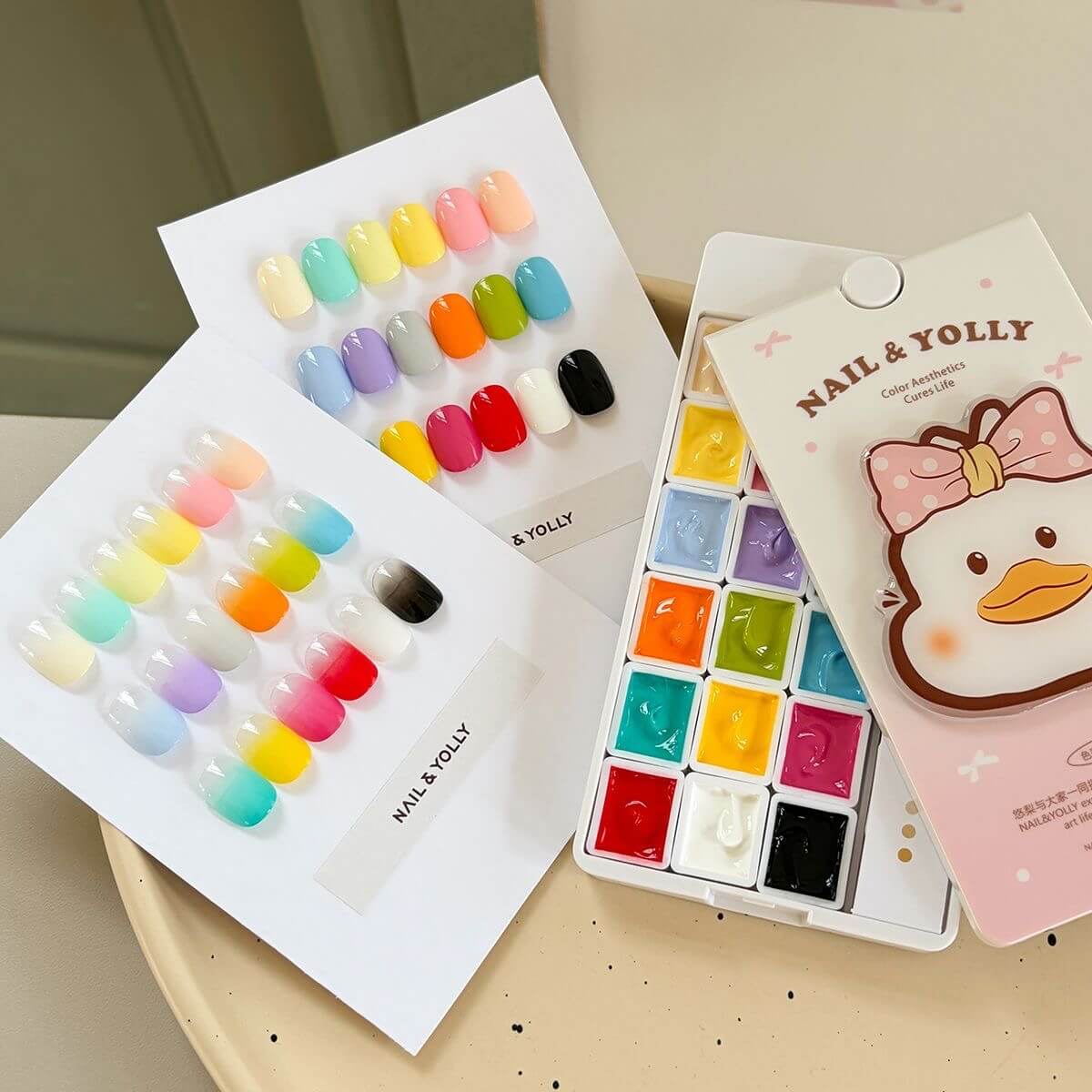 18-Color Pat Painting Gel Set