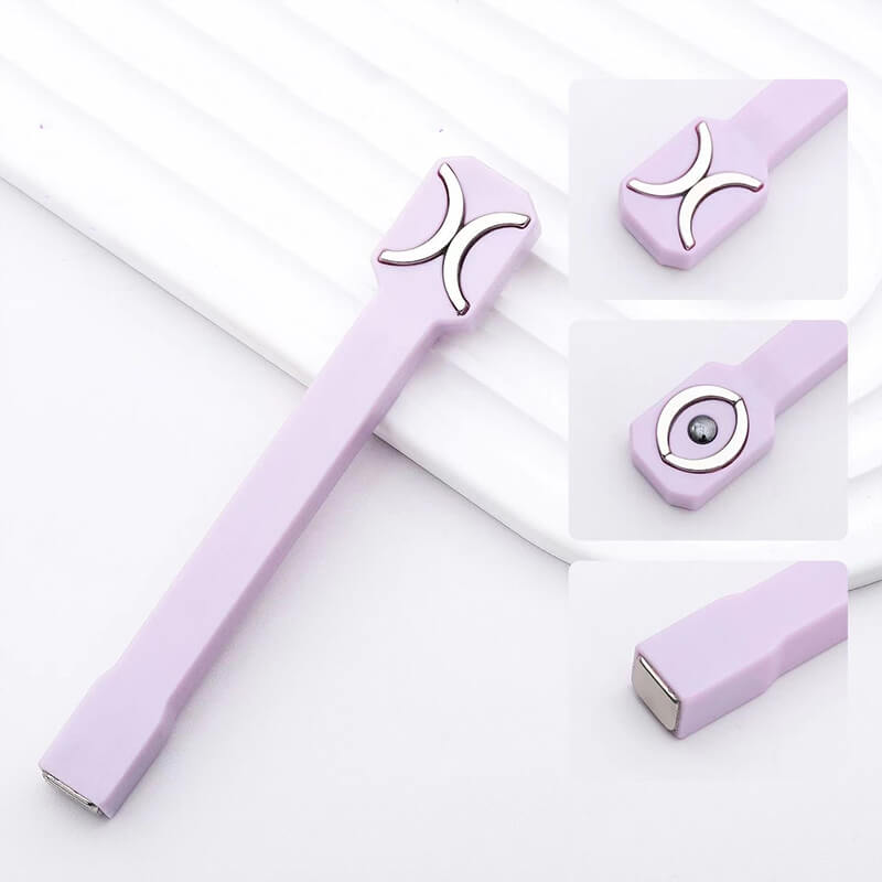 Multi-function magnetic stick for nail art—compact wand with multiple effect options