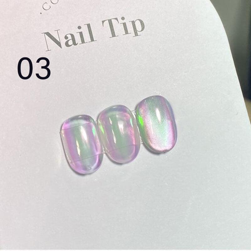 Aurora Chrome Nail Powder – Super Shiny Iridescent Effect