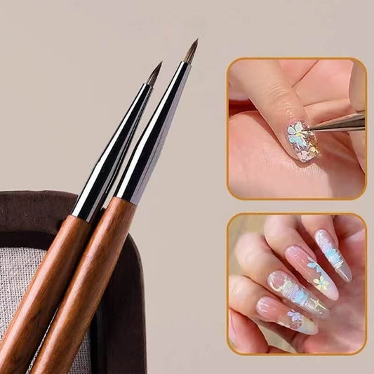 Sandalwood Nail Art Brush – Petal Painting Nail Design Brush