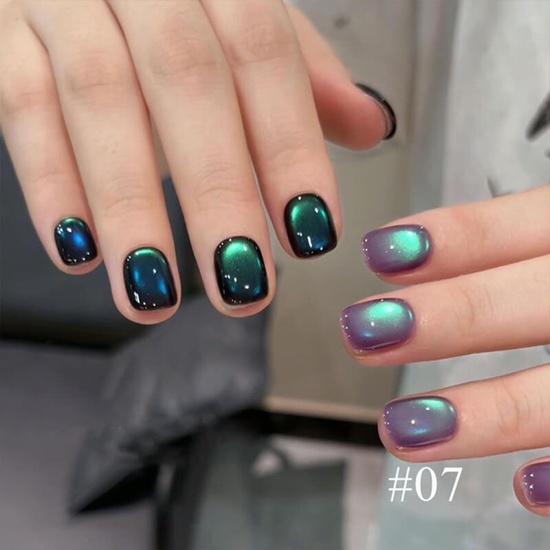 Intense Glitter Cat Eye Gel Polish – Magnetic Nail Art Gel