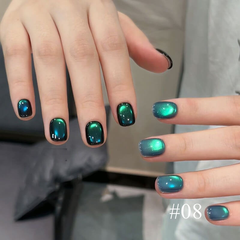 Intense Glitter Cat Eye Gel Polish – Magnetic Nail Art Gel