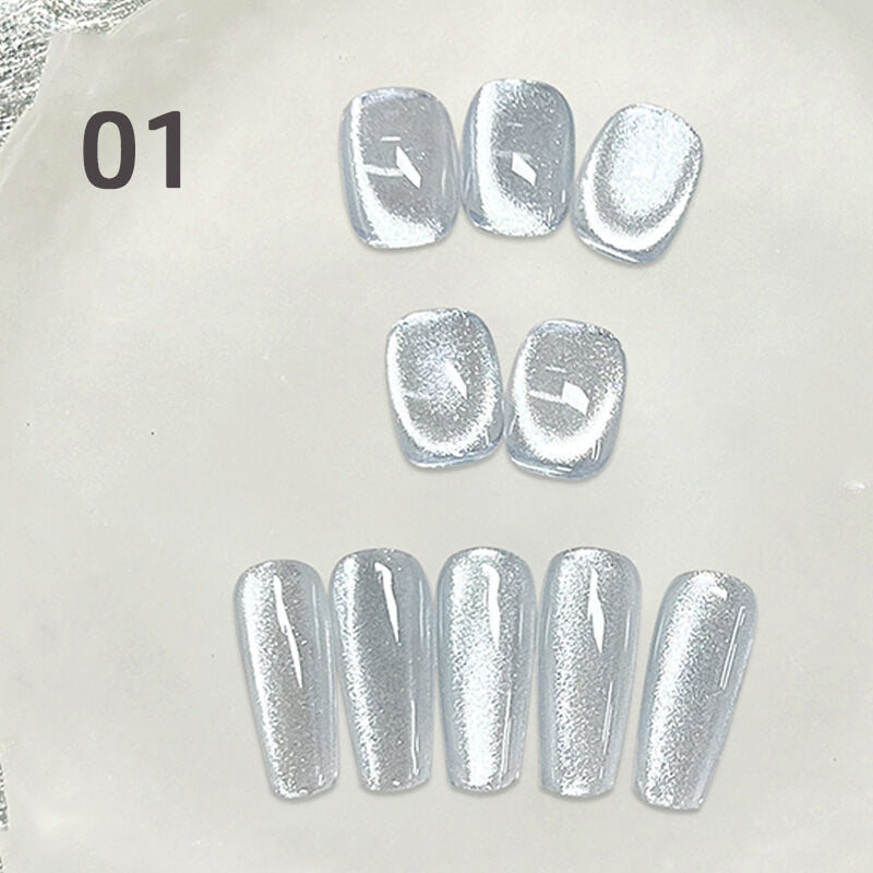 Chunky Glitter Cat Eye Gel Polish – Ultra Sparkle Magnetic Nail Gel