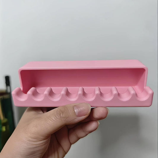 8-Slot Nail Art Brush Holder – Dustproof & Light-Shield Nail Pen Stand