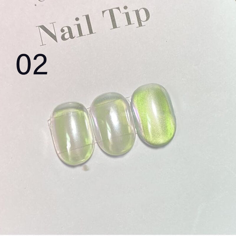 Aurora Chrome Nail Powder – Super Shiny Iridescent Effect