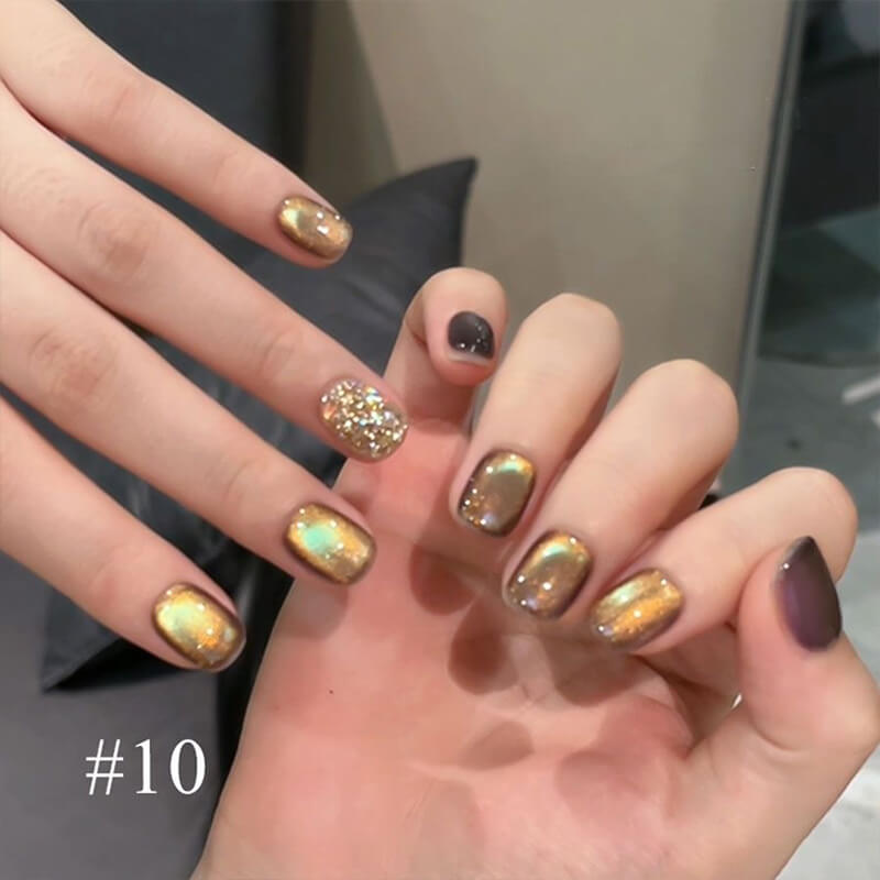 Intense Glitter Cat Eye Gel Polish – Magnetic Nail Art Gel