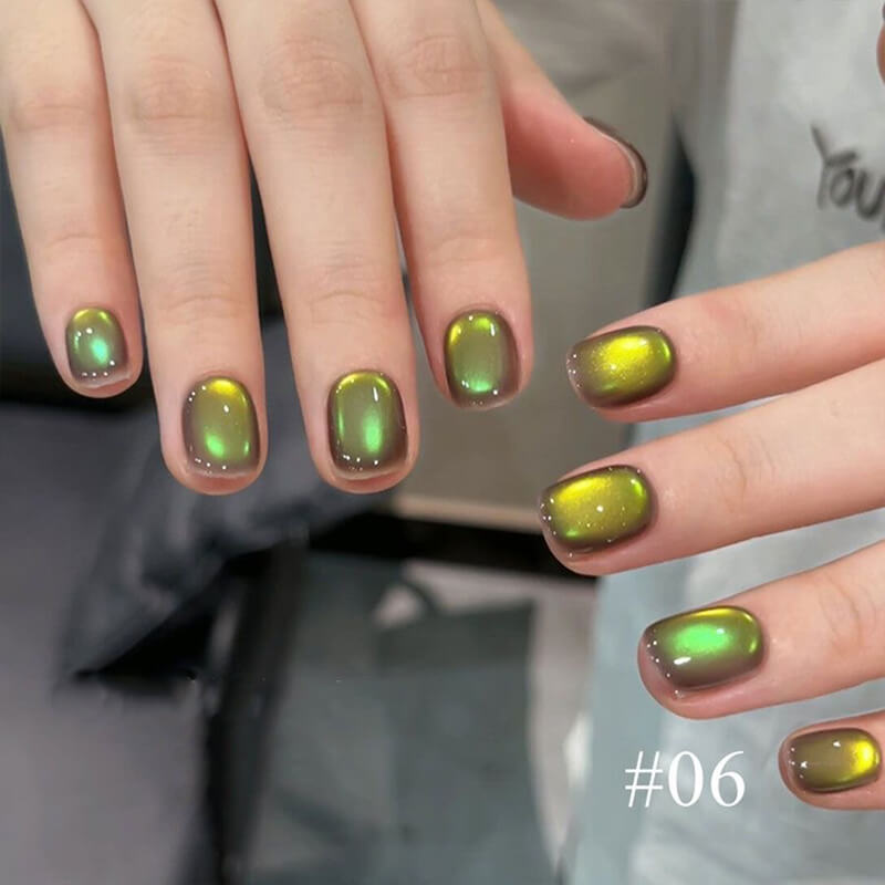 Intense Glitter Cat Eye Gel Polish – Magnetic Nail Art Gel