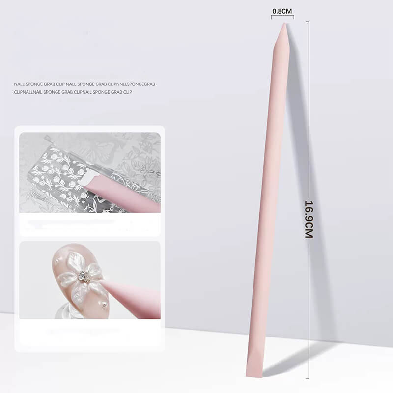 Dual-Ended Silicone Nail Art Brush – Nail Sculpting & Design Tool