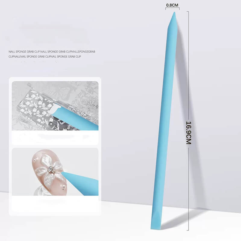 Dual-Ended Silicone Nail Art Brush – Nail Sculpting & Design Tool