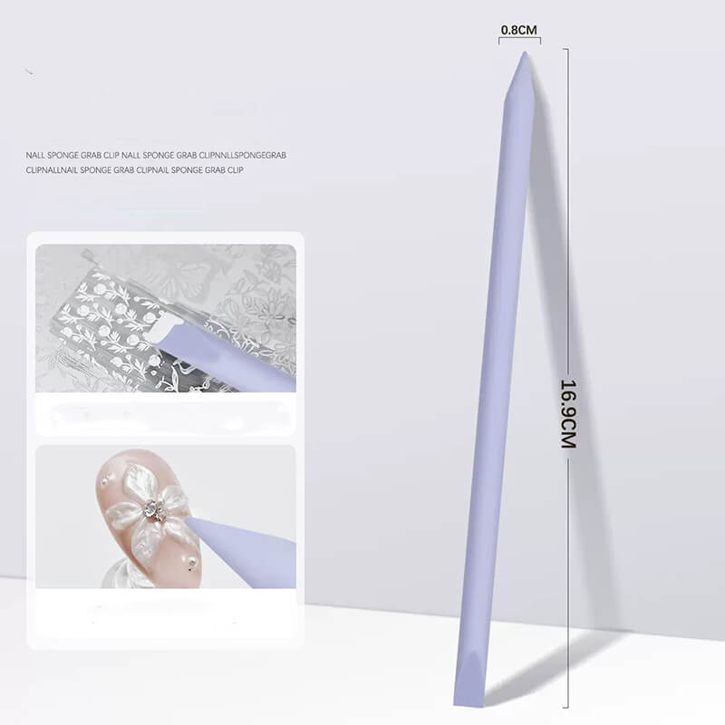 Dual-Ended Silicone Nail Art Brush – Nail Sculpting & Design Tool