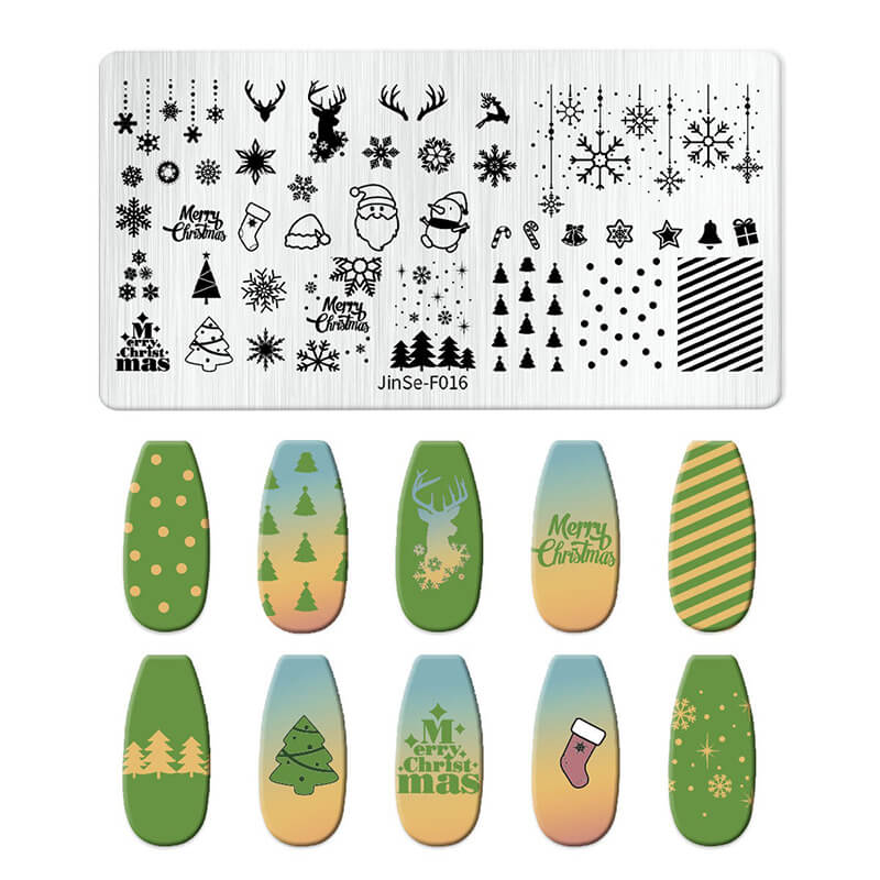 Butterfly Floral Snowflake Starburst Nail Stamping Plate – Multi-Pattern Nail Art Steel Plate