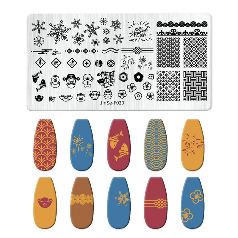 Butterfly Floral Snowflake Starburst Nail Stamping Plate – Multi-Pattern Nail Art Steel Plate