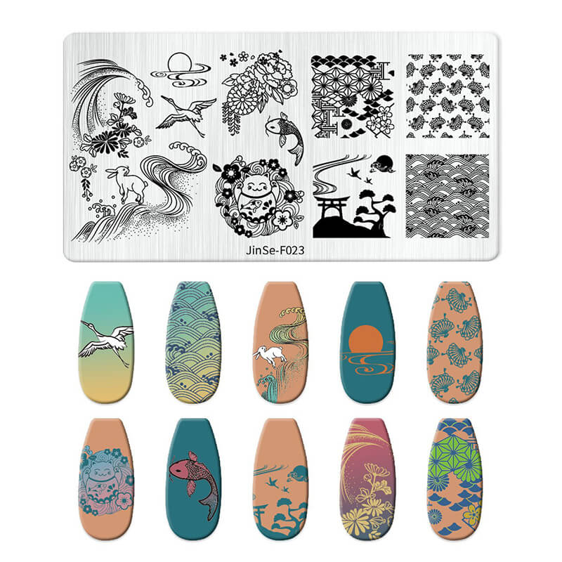 Butterfly Floral Snowflake Starburst Nail Stamping Plate – Multi-Pattern Nail Art Steel Plate