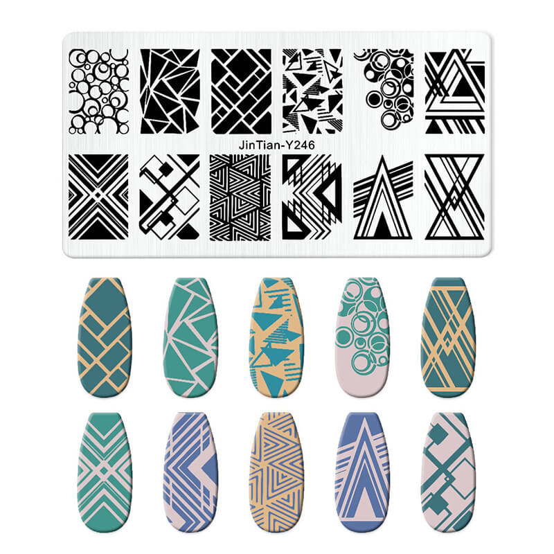 Leaf Botanical Butterfly Animal Pattern Nail Stamping Plate – Multi-Pattern Nail Art Steel Plate