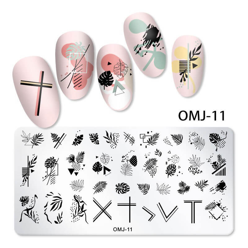 Butterfly Floral Snowflake Starburst Nail Stamping Plate – Multi-Pattern Nail Art Steel Plate