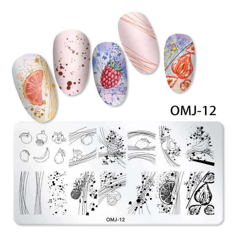 Butterfly Floral Snowflake Starburst Nail Stamping Plate – Multi-Pattern Nail Art Steel Plate