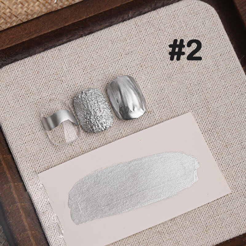 sliver metallic blooming liquid display