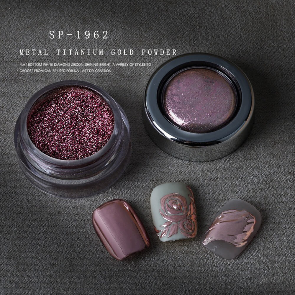 Ultra Shiny Titanium Chrome Powder for Mirror Nails