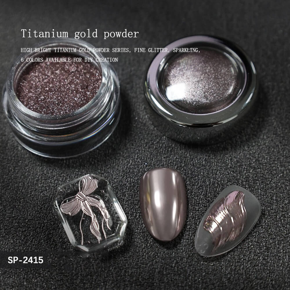 Ultra Shiny Titanium Chrome Powder for Mirror Nails