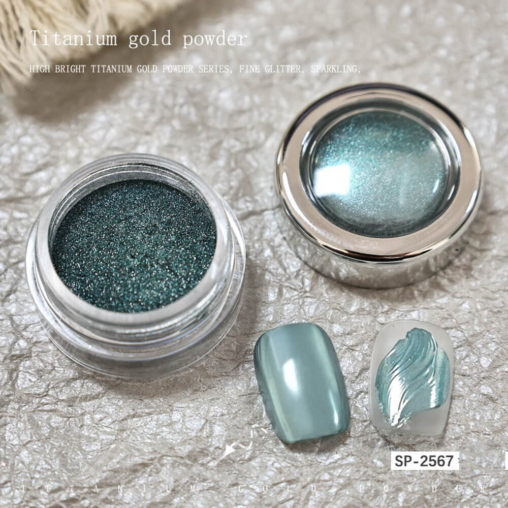Ultra Shiny Titanium Chrome Powder for Mirror Nails
