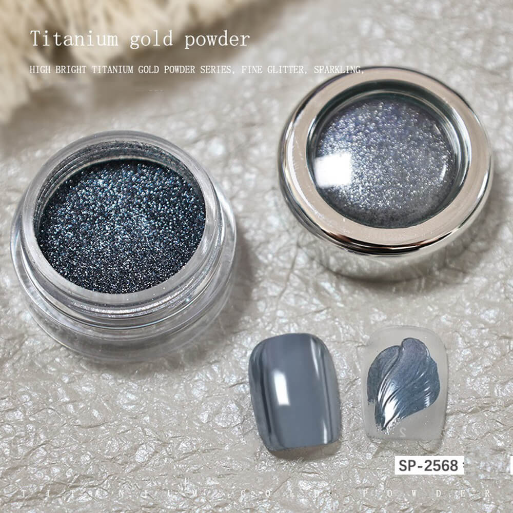 Ultra Shiny Titanium Chrome Powder for Mirror Nails