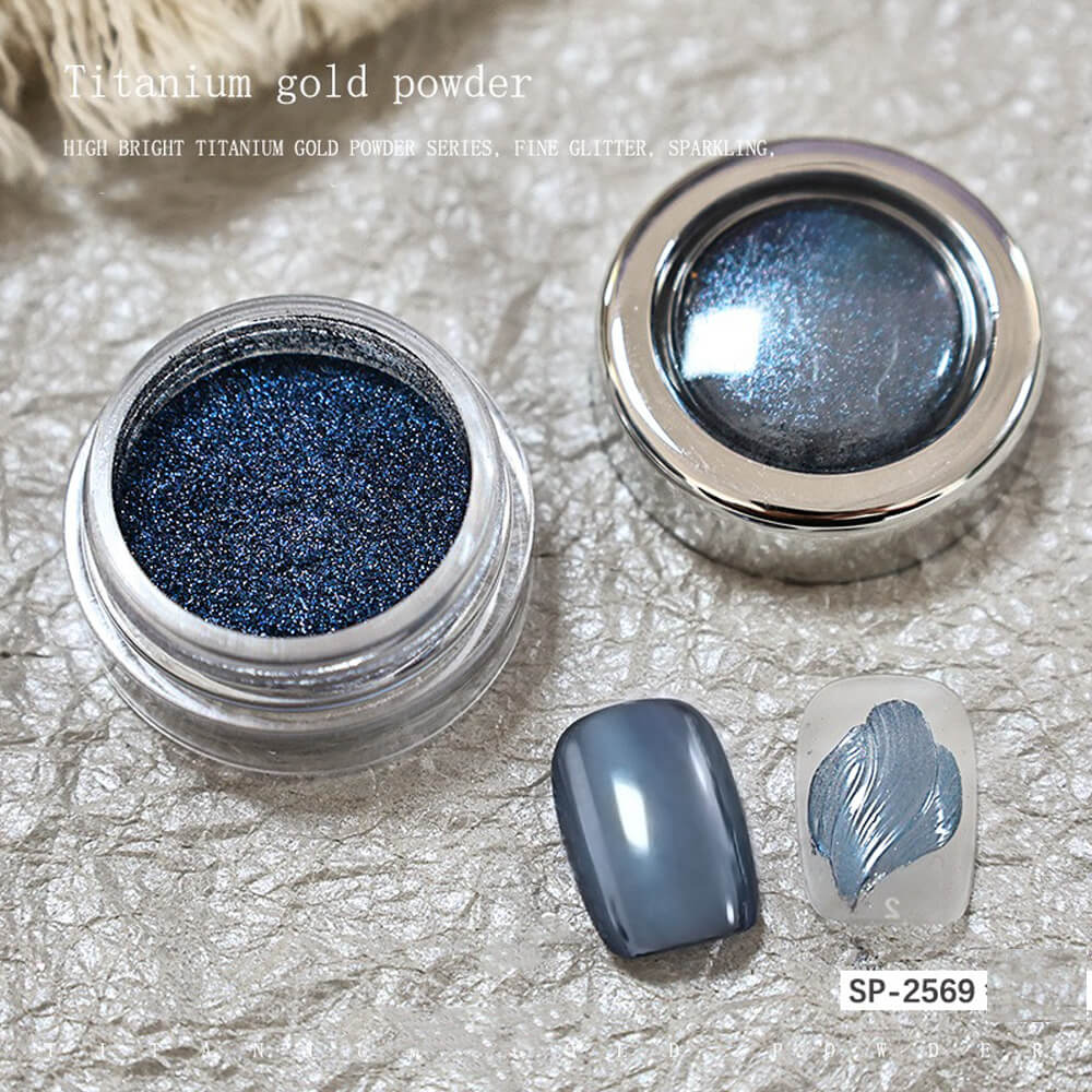 Ultra Shiny Titanium Chrome Powder for Mirror Nails