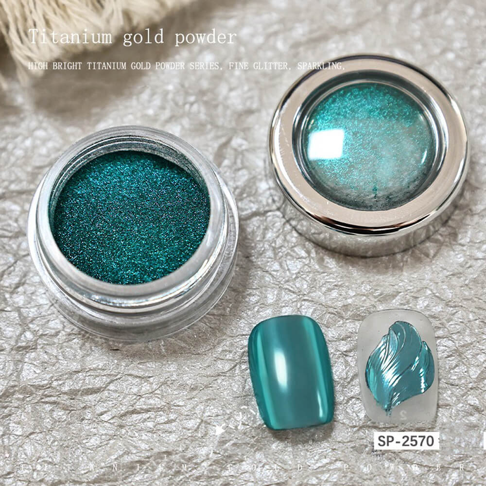 Ultra Shiny Titanium Chrome Powder for Mirror Nails