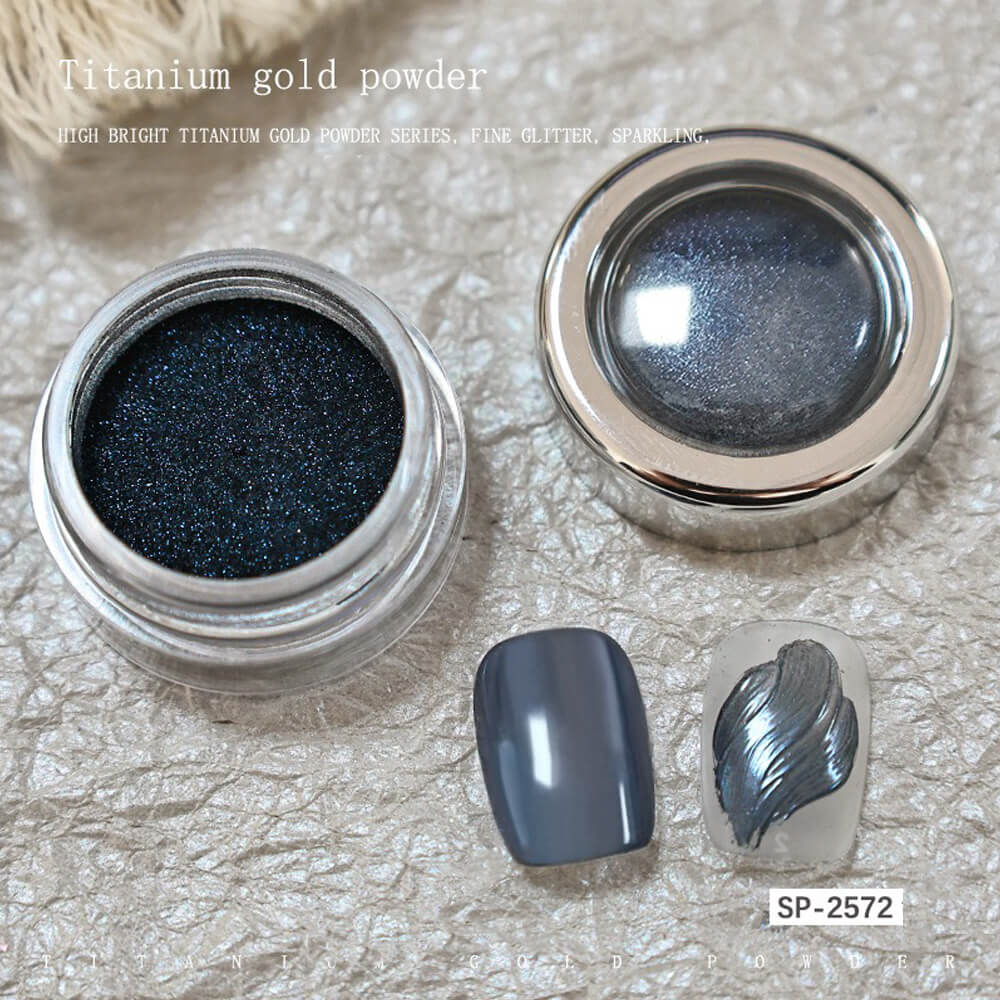 Ultra Shiny Titanium Chrome Powder for Mirror Nails