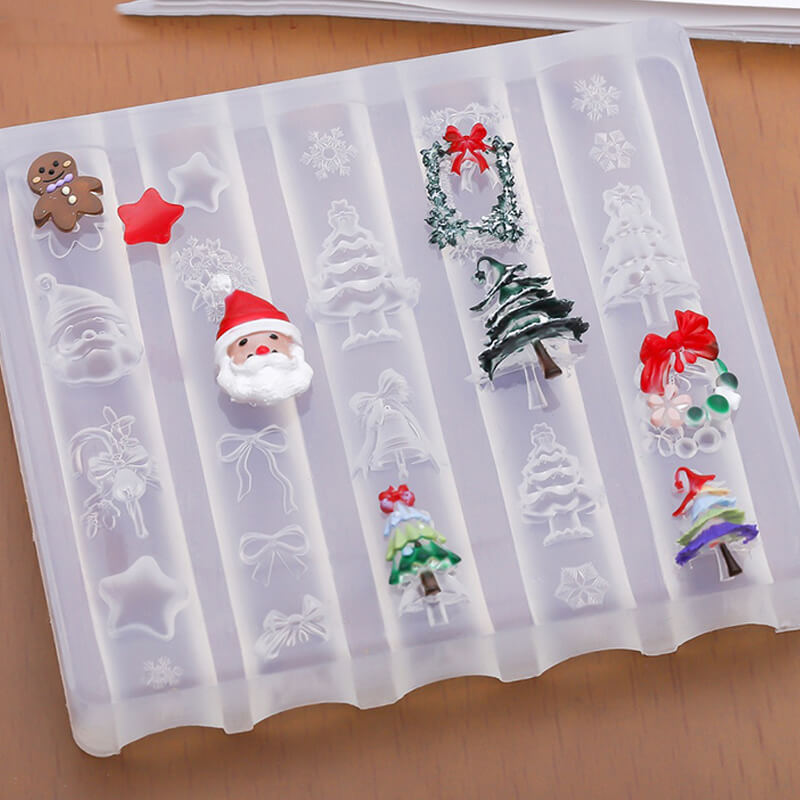 Flower Rose Bow Silicone Mold for Nail DIY Art