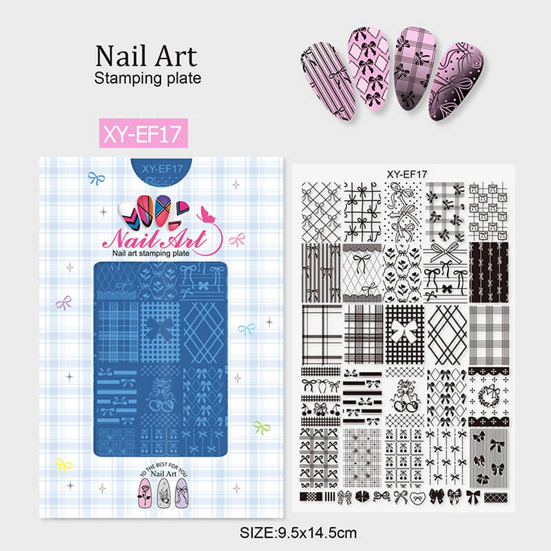 Lace Zebra Crocodile Butterfly Botanical Nail Stamping Plate – Multi-Pattern Nail Art Steel Plate
