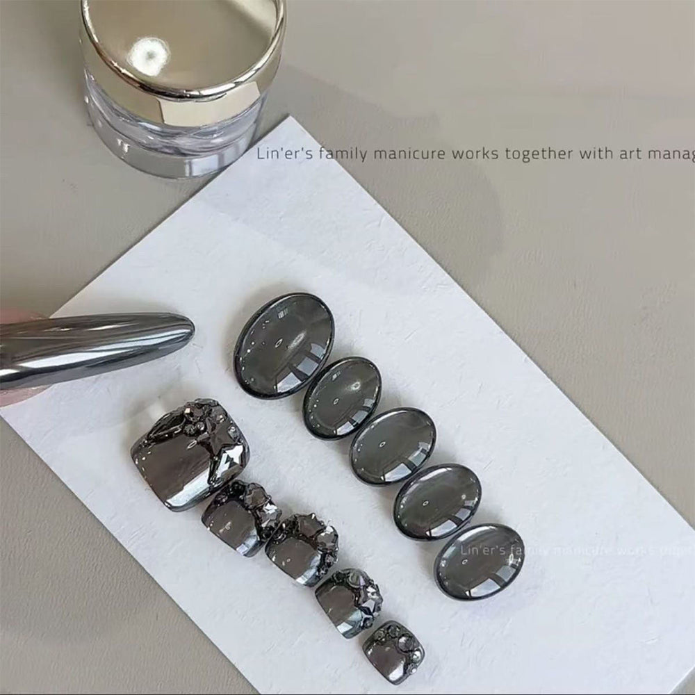 Black Chrome Powder Mirror Effect 