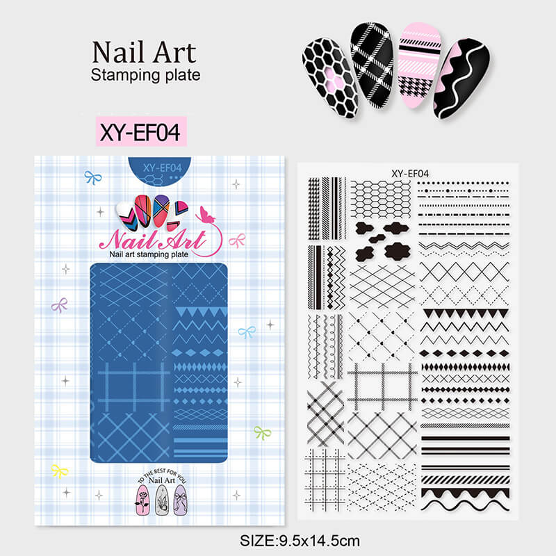 Lace Zebra Crocodile Butterfly Botanical Nail Stamping Plate – Multi-Pattern Nail Art Steel Plate