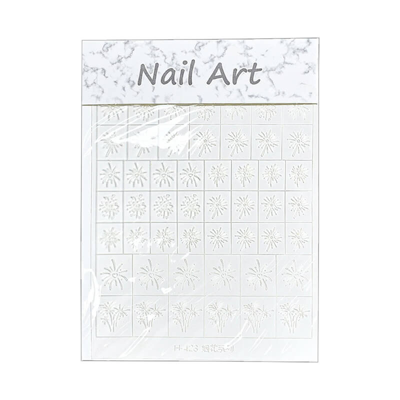 Upgraded Ultra-Thin Transparent Holiday Halloween Christmas Snowflake Fireworks Nail Art Stickers