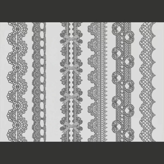 Lace silicone nail art mold for creating 3D lace designs

