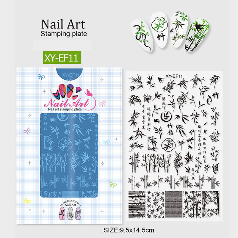 Lace Zebra Crocodile Butterfly Botanical Nail Stamping Plate – Multi-Pattern Nail Art Steel Plate