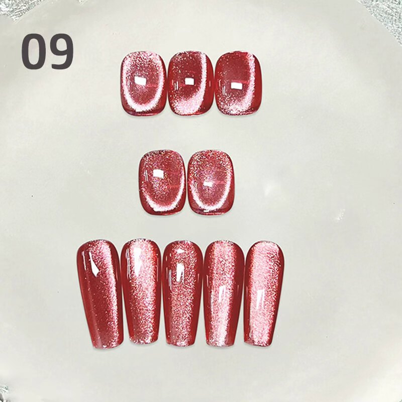 Chunky Glitter Cat Eye Gel Polish – Ultra Sparkle Magnetic Nail Gel