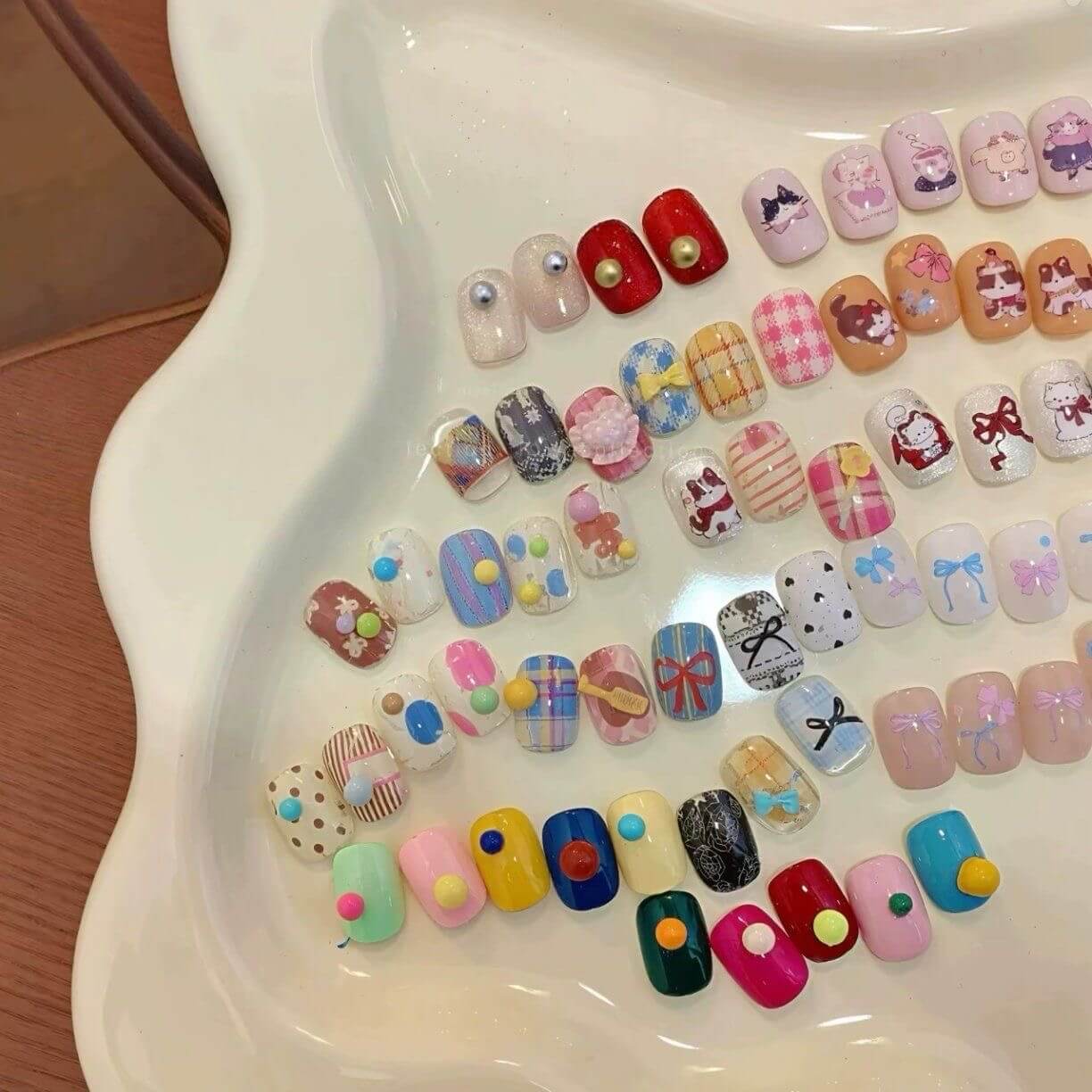 Mini Bead Silicone Nail Art Mold – 3D Pearl Bead Nail Design Mold