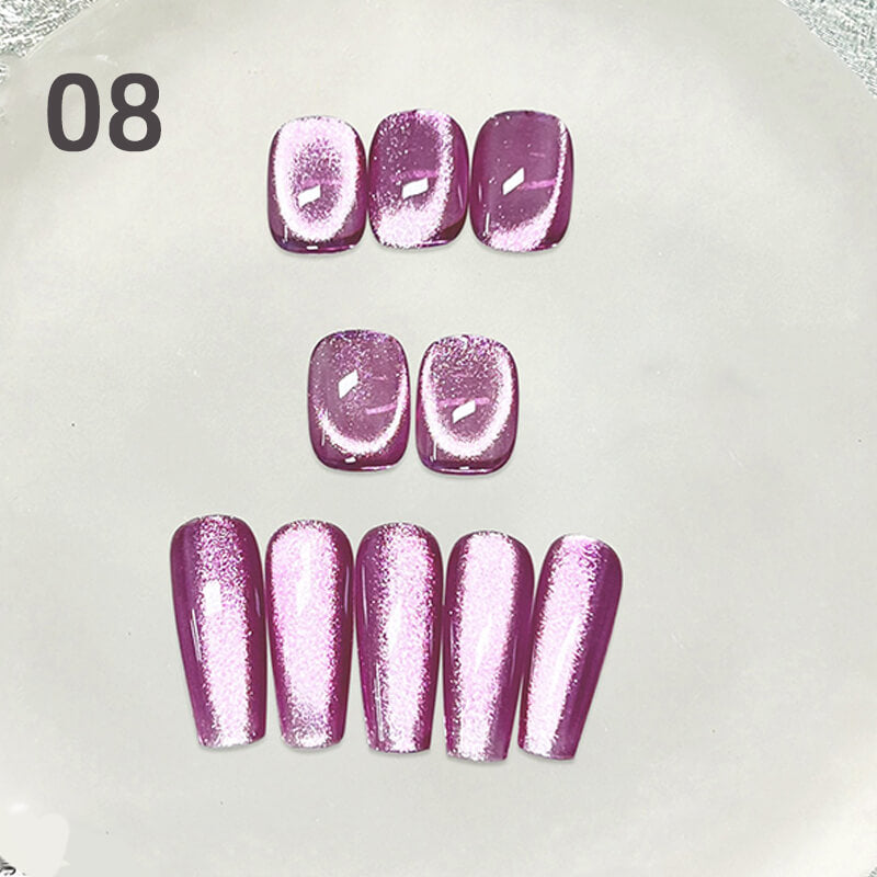 Chunky Glitter Cat Eye Gel Polish – Ultra Sparkle Magnetic Nail Gel