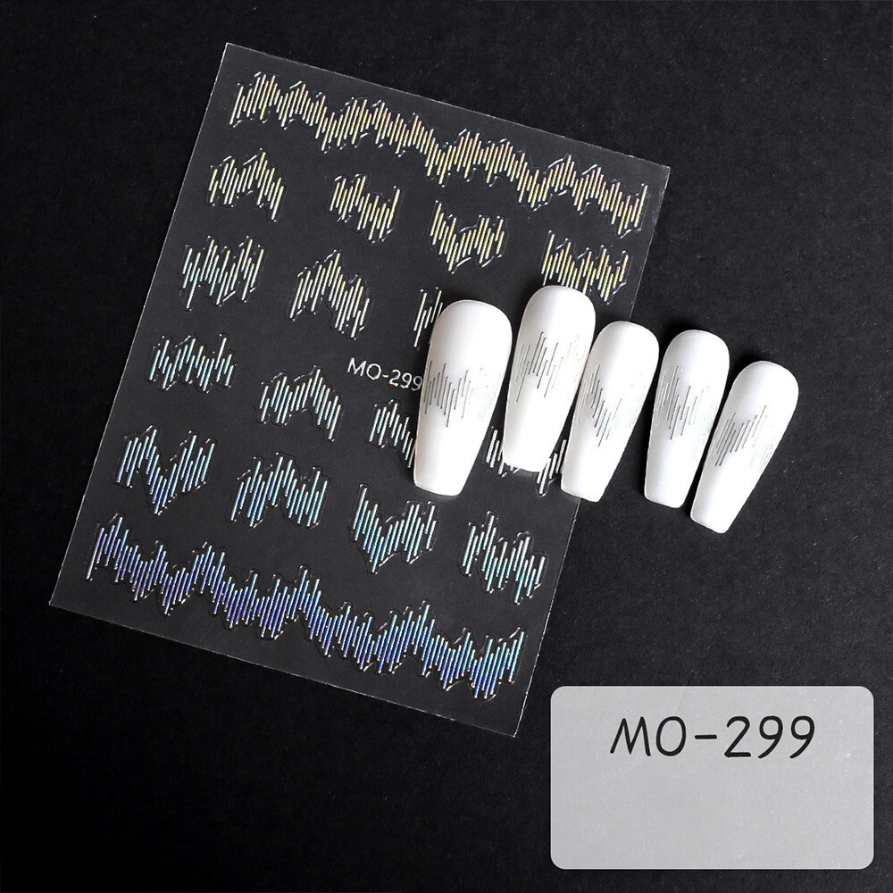 Assorted wire pattern designs including loops, grids, and flowing lines on sheet
