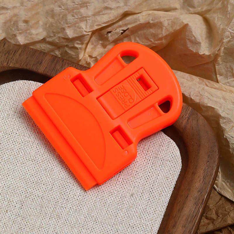 Nail Art Stamping Scraper & Spatula – Stainless Steel Engraved Plate Transfer Tool