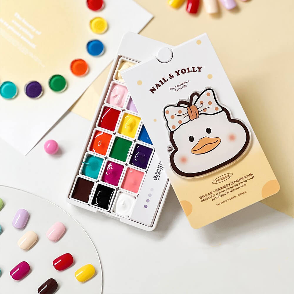 18-Color Pat Painting Gel Set