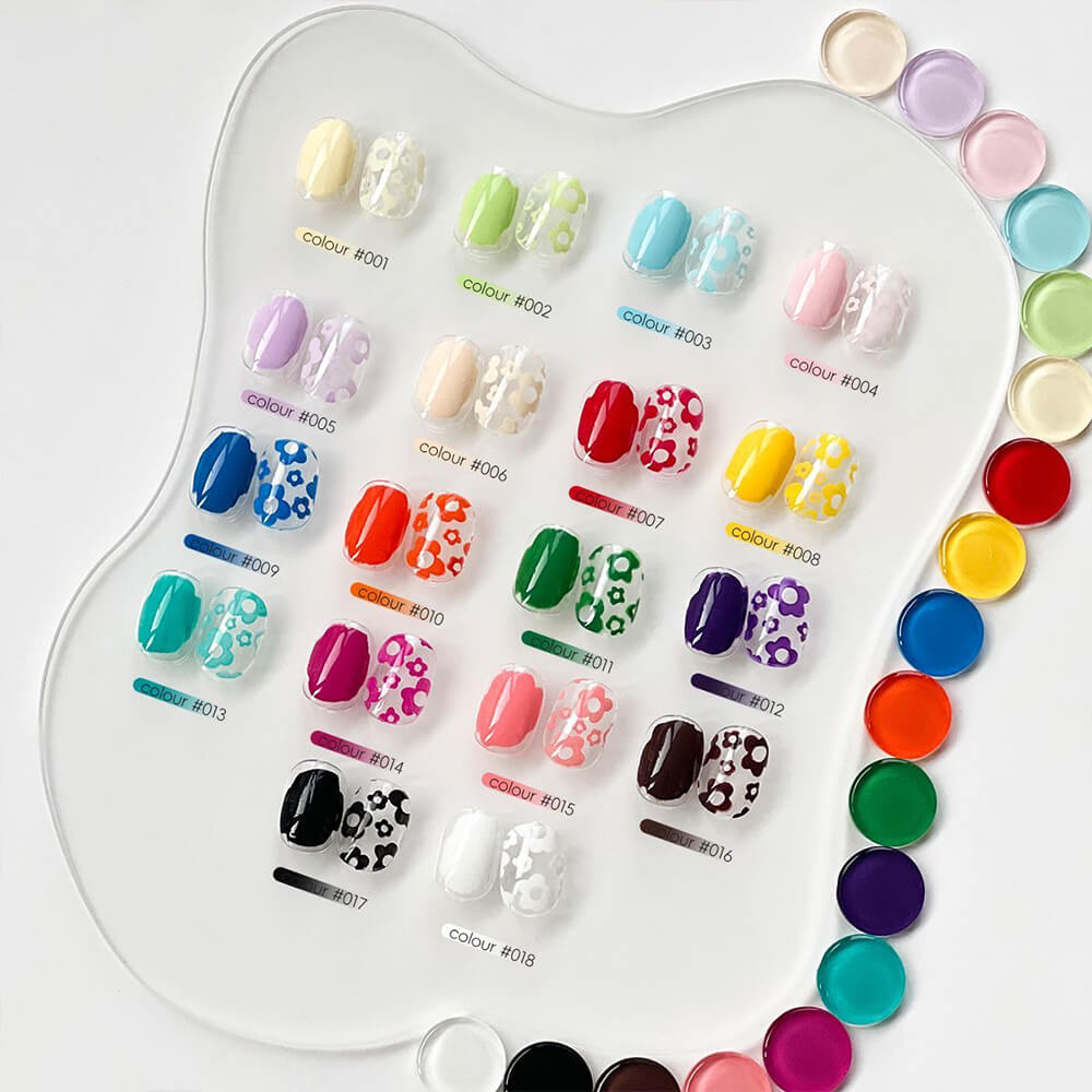 18-Color Pat Painting Gel Set
