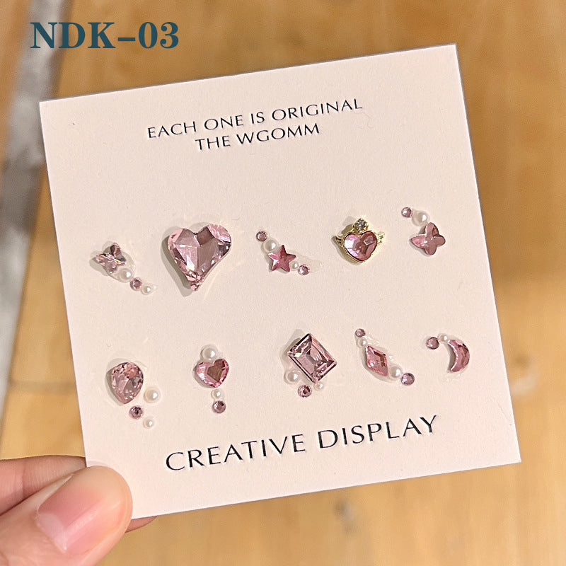 Nail DIY Designed Rhinestone Nail Gem Kit for Nail Art